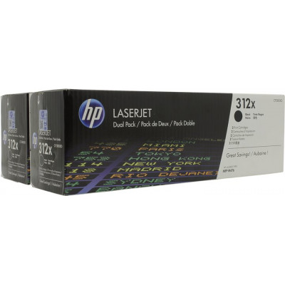 Картридж HP CF380XD (№312X) Dual Pack Black для Color LaserJetPro MFP M476 (повышенной емкости)