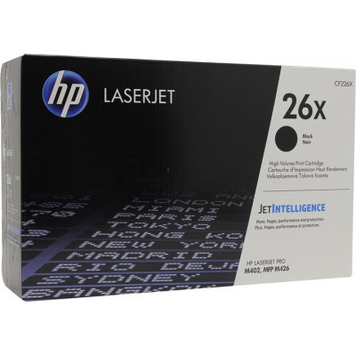 Картридж HP CF226X (№26X) Black для LaserJet Pro M402, MFP M426 (повышенной емкости)
