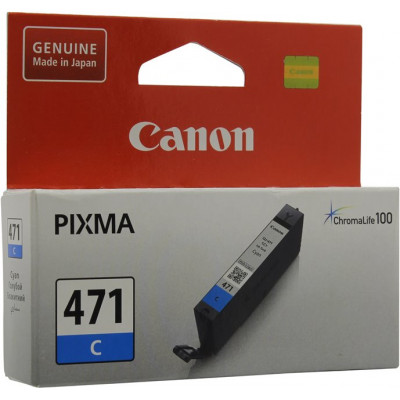Чернильница Canon CLI-471C Cyan для PIXMA MG5740/6840/7740