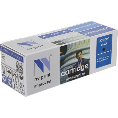 Картридж NV-Print аналог CF400A Black для HP LJ Pro M252/MFP M27