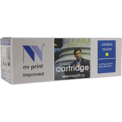 Картридж NV-Print аналог CF402A Yellow для HP LJ Pro M252/MFP M277