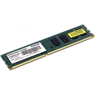 Patriot PSD34G13332 DDR3 DIMM 4Gb PC3-10600 CL9