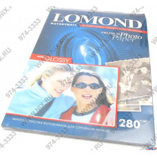LOMOND 1104101 (A4, 20 листов, 280 г/м2) бумага фото суперглянец