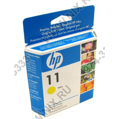 Картридж HP C4838AE (№11) Yellow для Business inkjet 1100/1200/2300 серии,DesignJet 70/100(plus)/110plus