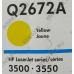 Картридж HP Q2672A (№309A) Yellow для HP COLOR LJ 3500/3550 серии
