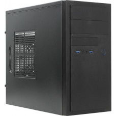 Minitower Chieftec HT-01B-OP Black MicroATX без БП