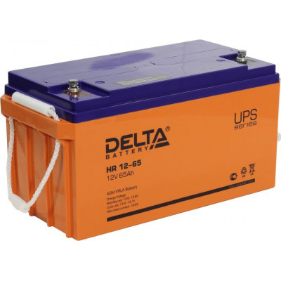 Аккумулятор Delta HR 12-65 (12V, 65Ah) для UPS