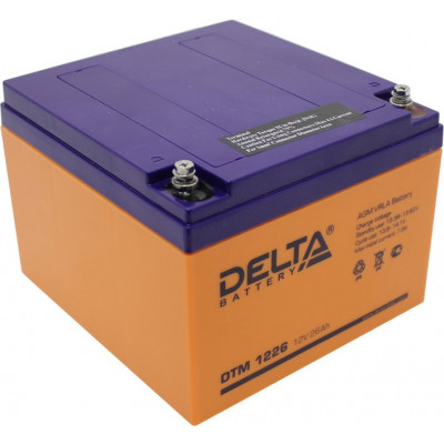 Аккумулятор Delta DTM 1226 (12V, 26Ah) для UPS