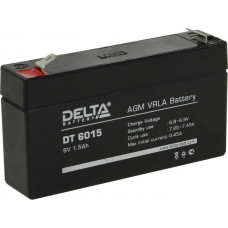 Аккумулятор Delta DT 6015 (6V, 1.5Ah) для слаботочных систем