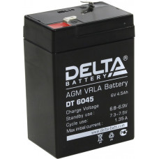 Аккумулятор Delta DT 6045 (6V, 4.5Ah) для слаботочных систем