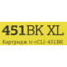Картридж T2 IC-CCLI-451BK XL Black для Canon Pixma IP7240/8740,MG5540/5540/5640/6340/6440/7140/7540