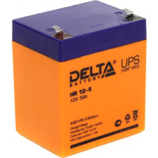 Аккумулятор Delta HR 12-5 (12V, 5Ah) для UPS