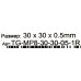 Thermal Grizzly Minus Pad 8 TG-MP8-30-30-05-1R Термопрокладка 30x30x0.5мм