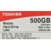 HDD 500 Gb SATA-II 300 TOSHIBA L200 HDWJ105UZSVA 2.5