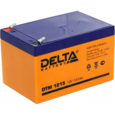 Аккумулятор Delta DTM 1215 (12V, 14.5Ah) для UPS