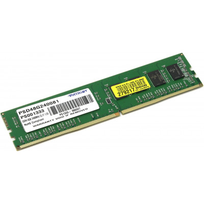 Patriot PSD48G240081 DDR4 DIMM 8Gb PC4-19200 CL17
