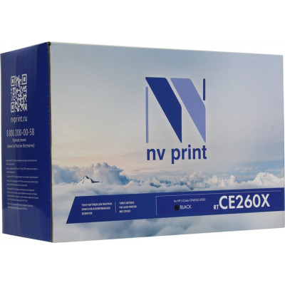 Картридж NV-Print аналог CE260X Black для HP Color LaserJet CP4025/4525
