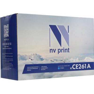Картридж NV-Print аналог CE261A Cyan для HP Color LaserJet CP4025/4525