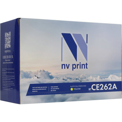 Картридж NV-Print аналог CE262A Yellow для HP Color LaserJet CP4025/4525