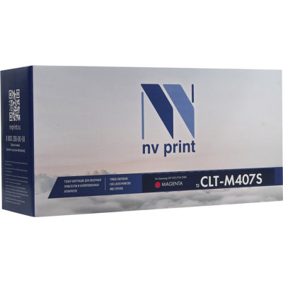 Картридж NV-Print аналог CLT-M407S Magenta для Samsung CLP-325, CLX-3185