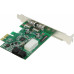Orient VA-3U2219PE (OEM) PCI-Ex1, USB3.0, 2 port-ext, 19 pin port-int