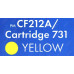 Картридж NV-Print CF212A/Cartridge731 Yellow для HP LJ Pro M251/276, Canon LBP7100Cn/7110Cw