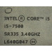 CPU Intel Core i5-7500    3.4 GHz/4core/SVGA HD Graphics 630/1+6Mb/65W/8 GT/s LGA1151