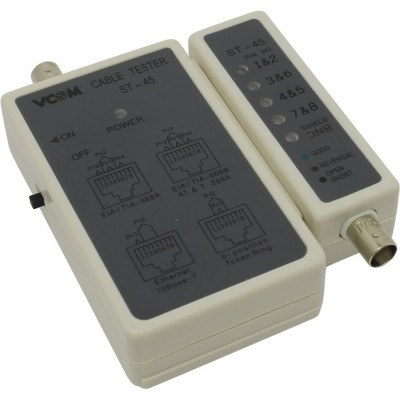 VCOM D1930 LAN тестер для BNC, RJ-45