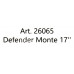 Сумка Defender Monte 17'' 26065 (нейлон, черная, 17.3")