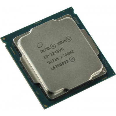 CPU Intel Xeon E3-1245 V6   3.7 GHz/4core/SVGA HD Graphics P630/1+8Mb/73W/8 GT/s LGA1151