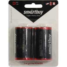 Smartbuy SBBZ-D02B, Size"D", 1.5V, солевый уп. 2 шт