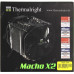 Thermalright Macho X2 Cooler (3пин, 775/1155/1366/2011/AM4-FM1, 15дБ, 800 об/мин, Cu+Al+тепл.тр)