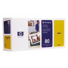 Печатающая головка (№80) + Cleaner HP C4823A YELLOW для HP designjet 1000 series