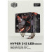 Cooler MasterRR-212TR-16PR-R1 Hyper 212 LED Turbo (4пин, 775/1155/1366/2011/AM2-FM1, 9-31дБ, 600-1600об/мин)