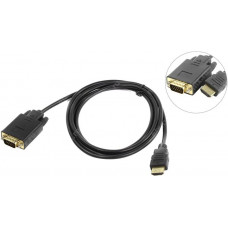 VCOM CG596-1.8м Кабель-адаптер HDMI-- VGA (15M) 1.8м