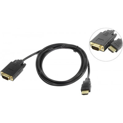 VCOM CG596-1.8м Кабель-адаптер HDMI-- VGA (15M) 1.8м