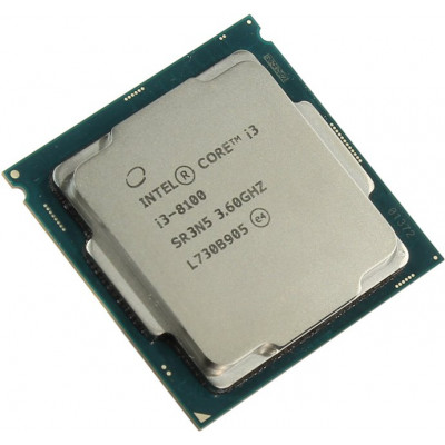 CPU Intel Core i3-8100    3.6 GHz/4core/SVGA UHD Graphics 630/ 6Mb/65W/8 GT/s LGA1151