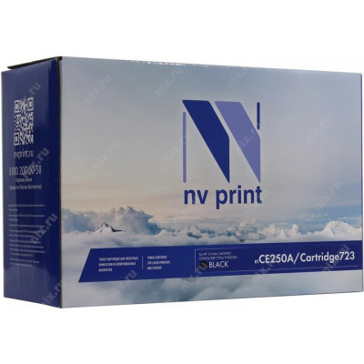 Картридж NV-Print аналог CE250A/Cartridge 723 Black для HP LJCP3525/3530MFP, Canon LBP-7750