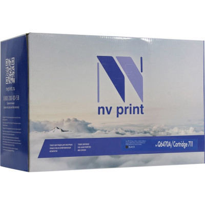 Картридж NV-Print Q6470A/Cartridge 711 Black для HP COLOR LJ 3505/3600/3800, Canon LBP-5300/5360/8450/9130/9170