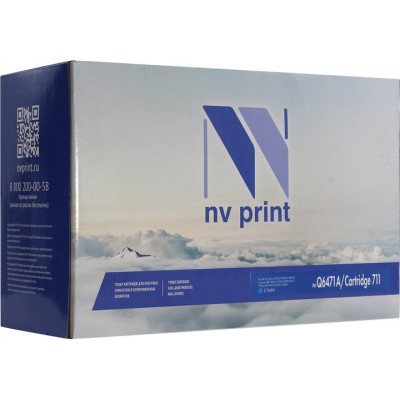 Картридж NV-Print Q6471A/Cartridge 711 Cyan для HP COLOR LJ 3505/3600/3800, Canon LBP-5300/5360/8450/9130/9170