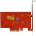 Espada PCIe2NGFF (RTL) PCI-Ex4, 1port M.2 B + 1port M.2 M