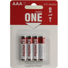 Smartbuy SOBA-3A04B-Eco, Size"AAA", 1.5V, щелочной (alkaline) уп. 4 шт