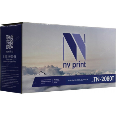 Картридж NV-Print аналог TN-2080(T) для Brother HL-2130R, DCP-7055R