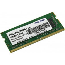Patriot PSD44G240041S DDR4 SODIMM 4Gb PC4-19200 CL17 (for NoteBook)
