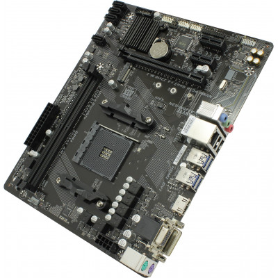 GIGABYTE GA-A320M-S2H rev1.x (RTL) AM4 A320 PCI-E Dsub+DVI+HDMI GbLAN SATA RAID MicroATX 2DDR4
