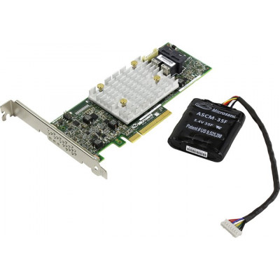 Microsemi/Microchip SmartRAID 3152-8i Single 2290200-R PCI-Ex8, 8-port-int SAS/SATA 12Gb/s RAID 0/1/10/5/6/50/60,