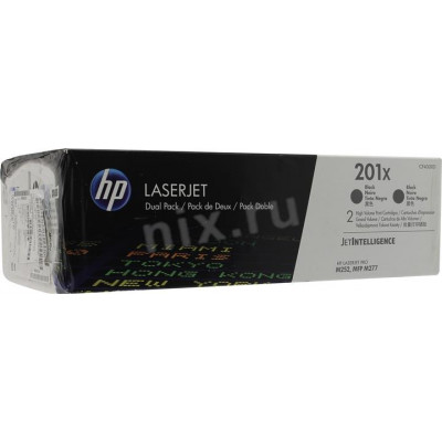 Картридж HP CF400XD (№201X) Dual Pack Black для HP LaserJet ProM252, MFP M277 (повышенной ёмкости)