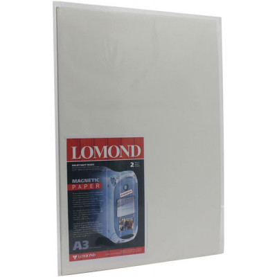 LOMOND 2020348 (A3, 2 листа, 620 г/м2, 325мкм) бумага матовая с магнитным слоем