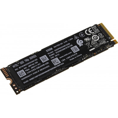 SSD 512 Gb M.2 2280 M Intel 760P Series SSDPEKKW512G8XT 3D TLC