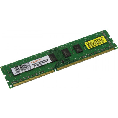 QUMO QUM3U-4G1600K11L DDR3 DIMM 4Gb PC3-12800 CL11, Low Voltage